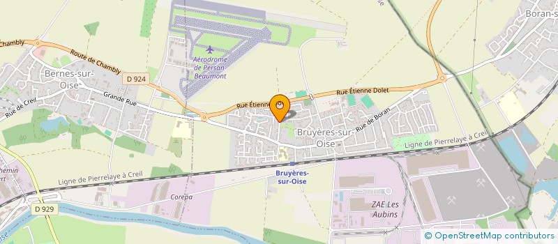 localisation de l'entreprise MADAME AMELIE STOURM à BRUYERES-SUR-OISE