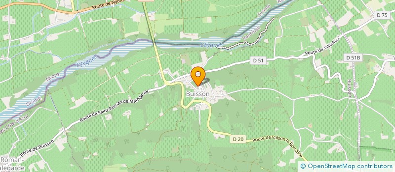 localisation de l'entreprise MADAME AMELIE STRAET  BUISSON