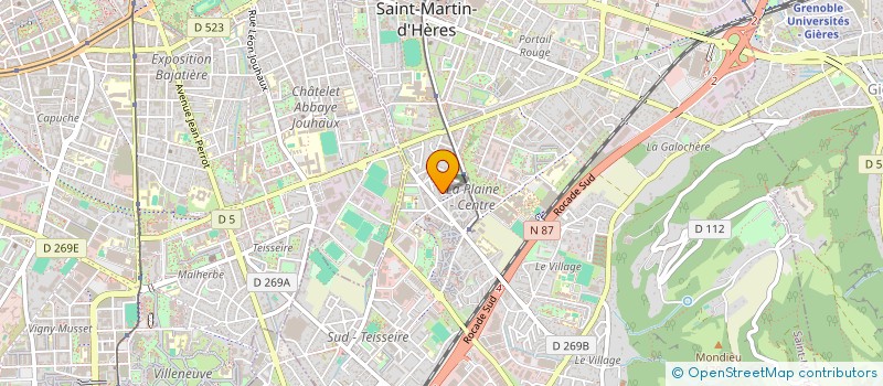 localisation de l'entreprise MADAME AMELIE SUAREZ  SAINT-MARTIN-D'HERES