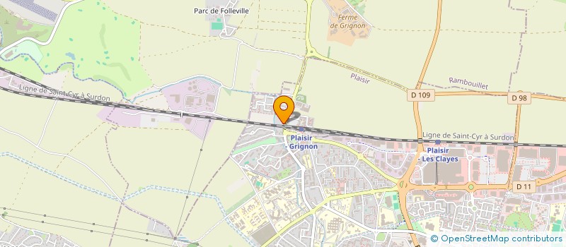 localisation de l'entreprise MADAME AMELIE TARDY  PLAISIR