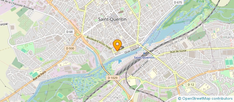 localisation de l'entreprise MADAME AMELIE TERNEL à SAINT-QUENTIN