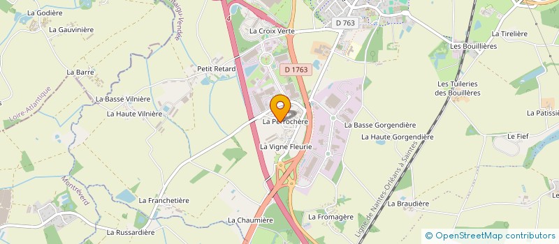 localisation de l'entreprise MADAME AMELIE TERRIEN à MONTAIGU-VENDEE