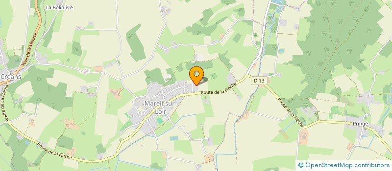 localisation de l'entreprise MADAME AMELIE TESSIER  MAREIL-SUR-LOIR