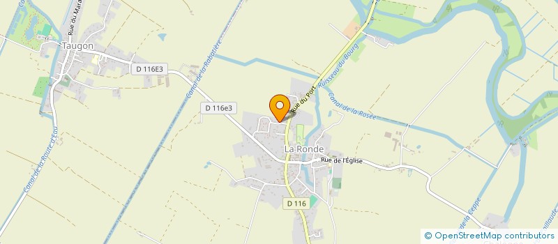 localisation de l'entreprise MADAME AMELIE TEXIER  LA RONDE