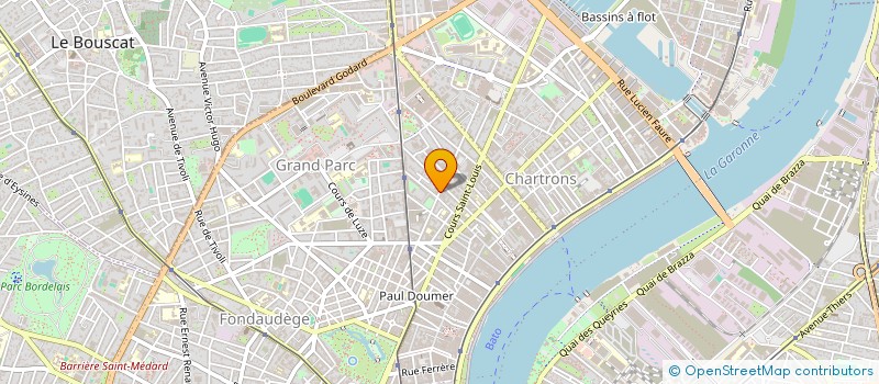 localisation de l'entreprise MADAME AMELIE TEXIER  BORDEAUX