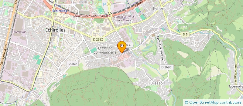 localisation de l'entreprise MADAME AMELIE TEYTU à ECHIROLLES