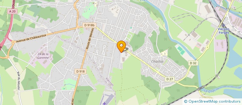 localisation de l'entreprise MADAME AMELIE THEURIER  VIERZON