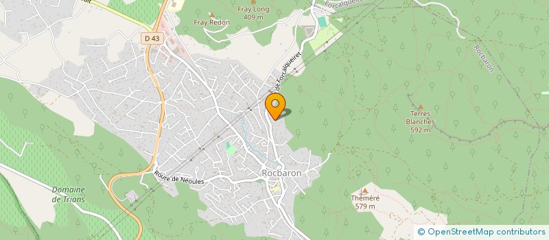 localisation de l'entreprise MADAME AMELIE THIBERT  ROCBARON