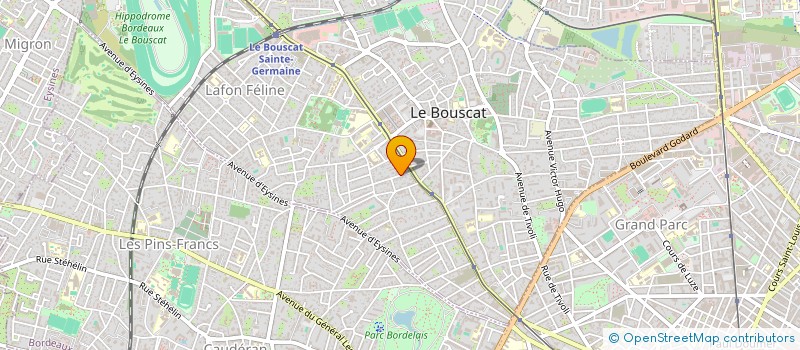 localisation de l'entreprise MADAME AMELIE THOMAS à LE BOUSCAT