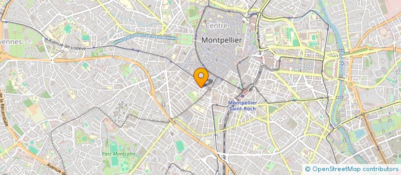 localisation de l'entreprise MADAME AMELIE THOUIN à MONTPELLIER