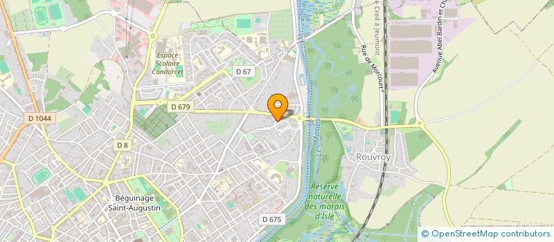 localisation de l'entreprise MADAME AMELIE THUBE à SAINT-QUENTIN