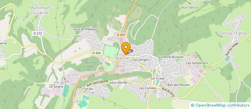 localisation de l'entreprise MADAME AMELIE TIQUET  MAICHE