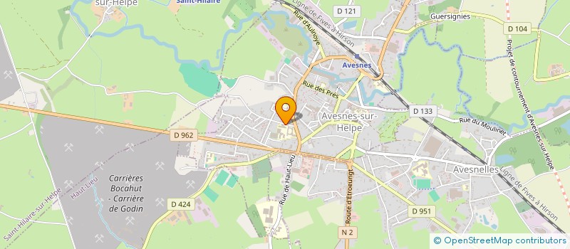 localisation de l'entreprise MADAME AMELIE TISSERANT à AVESNES-SUR-HELPE