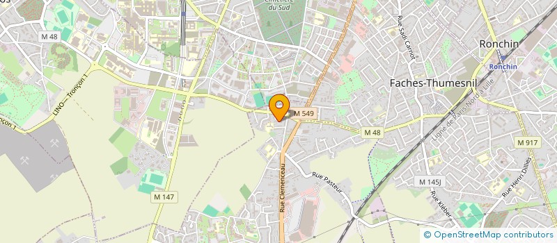 localisation de l'entreprise MADAME AMELIE TORIS  WATTIGNIES