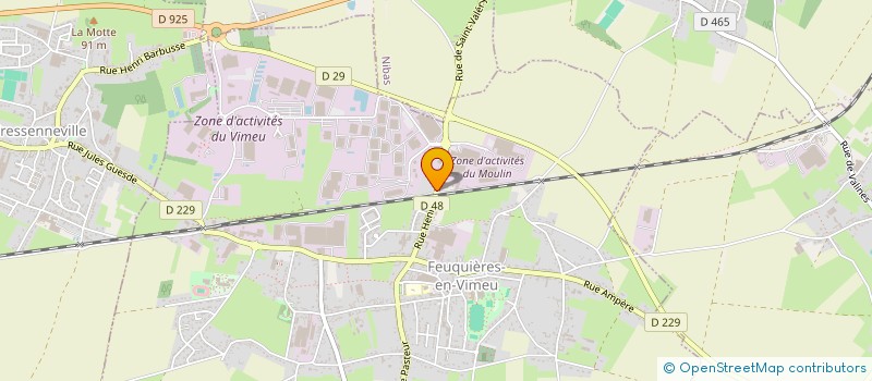 localisation de l'entreprise MADAME AMELIE TOULET  FEUQUIERES-EN-VIMEU