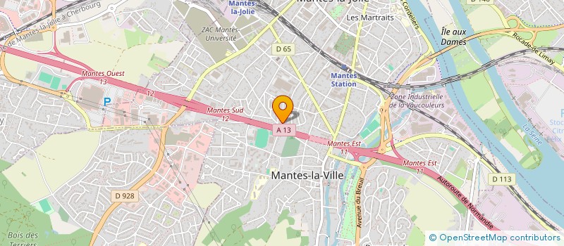 localisation de l'entreprise MADAME AMELIE TRAVERT  MANTES-LA-VILLE