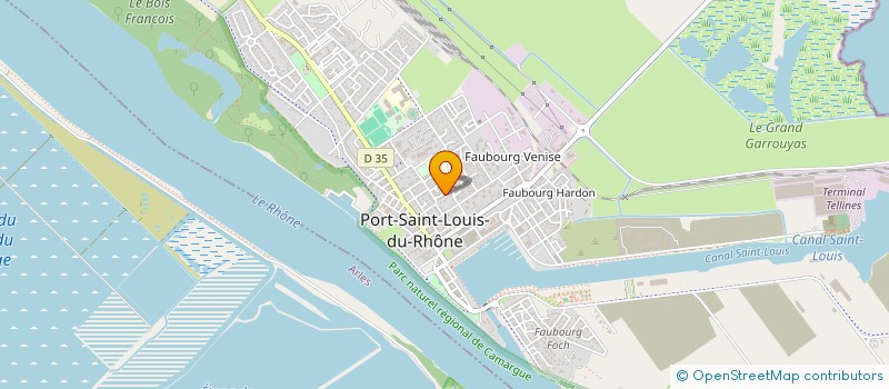 localisation de l'entreprise MADAME AMELIE TUO  PORT-SAINT-LOUIS-DU-RHONE