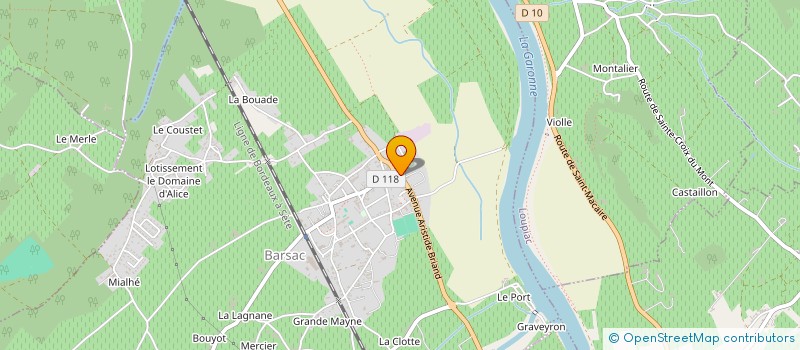 localisation de l'entreprise MADAME AMELIE VAILLEND  MARMANDE