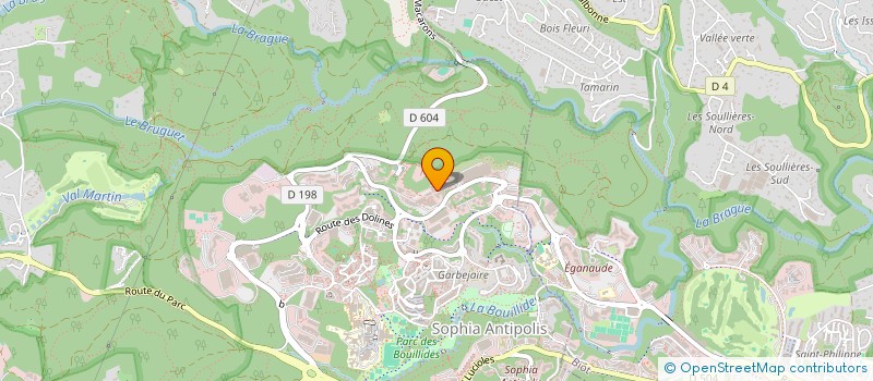 localisation de l'entreprise MADAME AMELIE VALDENAIRE  VALBONNE