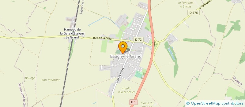 localisation de l'entreprise MADAME AMELIE VAN ACKER à ESSIGNY-LE-GRAND