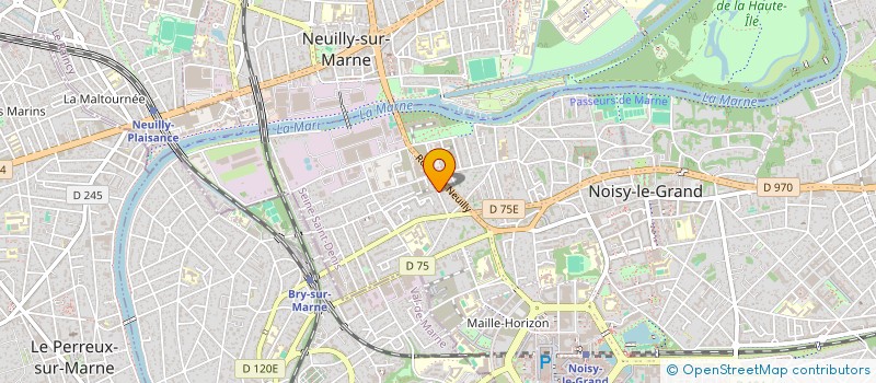 localisation de l'entreprise MADAME AMELIE VANDENHEEDE à NOISY-LE-GRAND