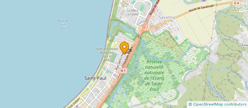 localisation de l'entreprise MADAME AMELIE VEILLON à SAINT-PAUL