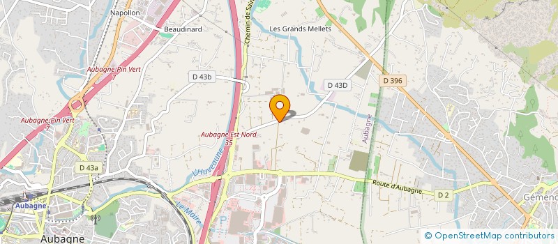 localisation de l'entreprise MADAME AMELIE VERCELLONE à AUBAGNE