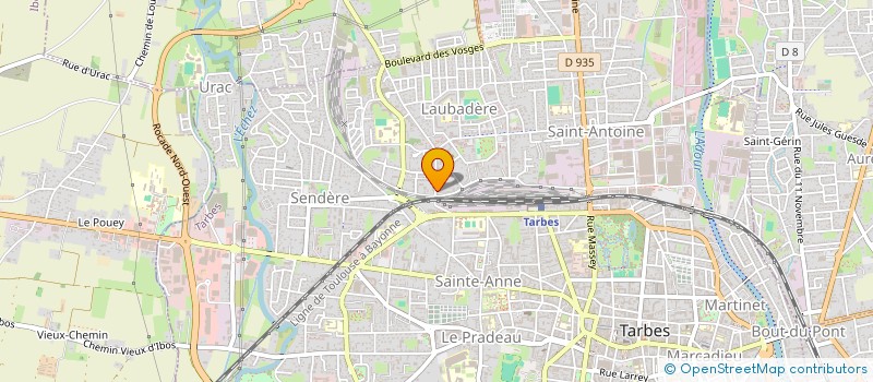 localisation de l'entreprise MADAME AMELIE VERDIER  TARBES