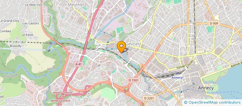 localisation de l'entreprise MADAME AMELIE VERHLI  ANNECY