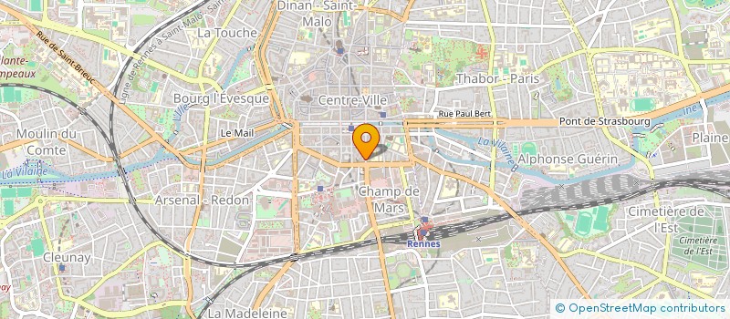 localisation de l'entreprise MADAME AMELIE VERNET  RENNES