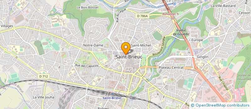 localisation de l'entreprise MADAME AMELIE VERRE à SAINT-BRIEUC