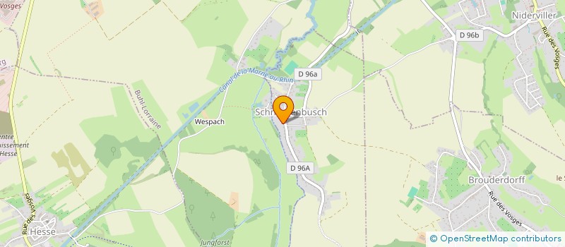 localisation de l'entreprise MADAME AMELIE VERSCHAEVE  SCHNECKENBUSCH