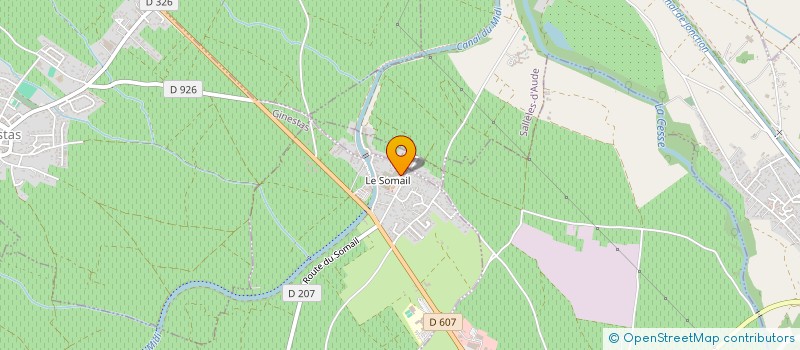 localisation de l'entreprise MADAME AMELIE VIALADE  SAINT-NAZAIRE-D'AUDE