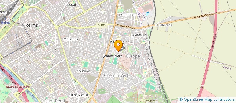 localisation de l'entreprise MADAME AMELIE VIAU  REIMS