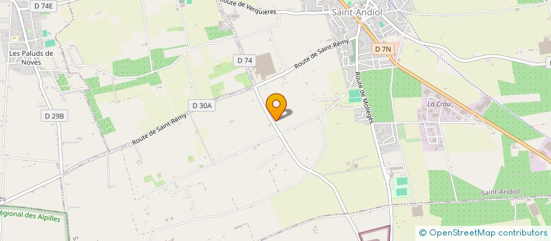 localisation de l'entreprise MADAME AMELIE VICARI  SAINT-ANDIOL