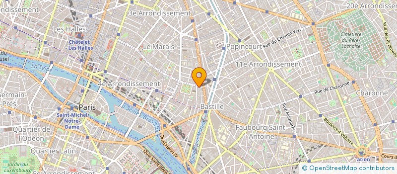 localisation de l'entreprise MADAME AMELIE VICENTE CARLOS  PARIS