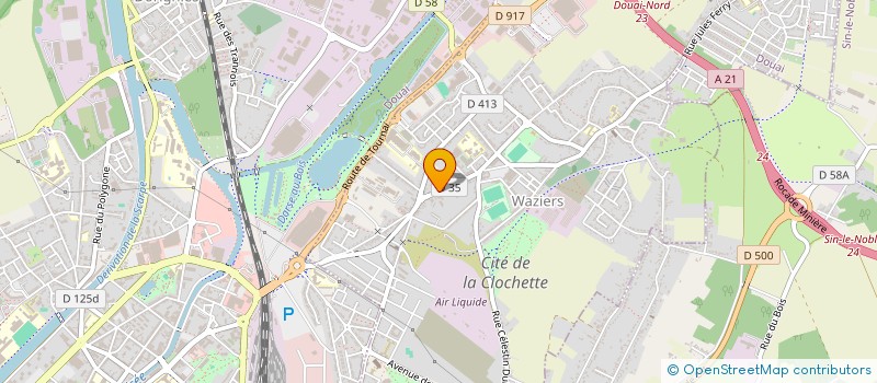 localisation de l'entreprise MADAME AMELIE VIDGRAIN à WAZIERS