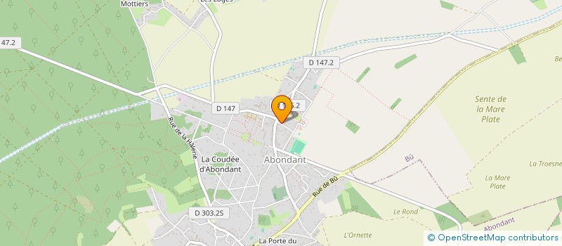 localisation de l'entreprise MADAME AMELIE VIEL à ABONDANT