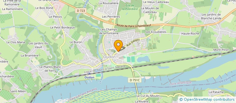 localisation de l'entreprise MADAME AMELIE VILAIN  OUDON