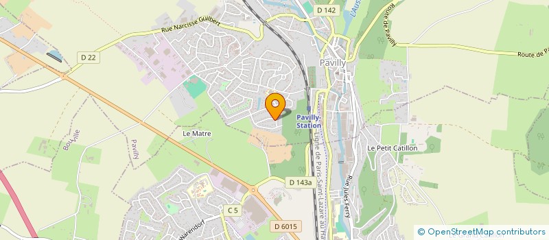 localisation de l'entreprise MADAME AMELIE VINCENT  PAVILLY