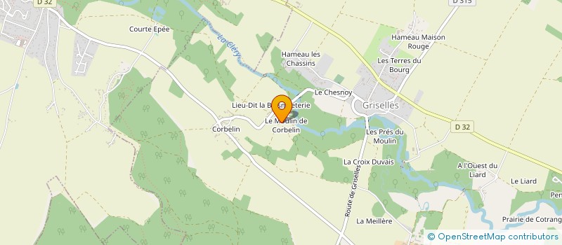 localisation de l'entreprise MADAME AMELIE VIVIER à GRISELLES