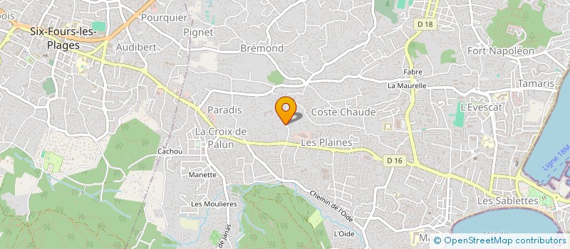 localisation de l'entreprise MADAME AMELIE VUILLON LAMBOLEY  LA SEYNE-SUR-MER