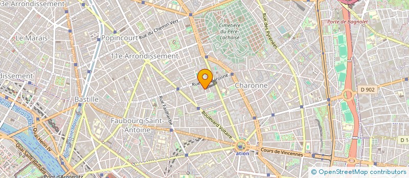 localisation de l'entreprise MADAME AMELIE VULLIEZ  PARIS