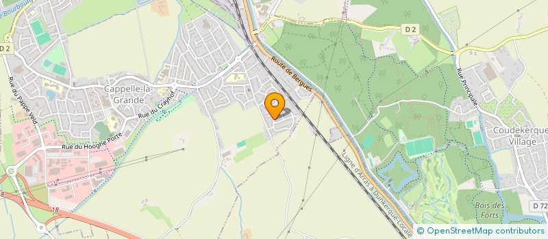 localisation de l'entreprise MADAME AMELIE WALLYN  CAPPELLE-LA-GRANDE