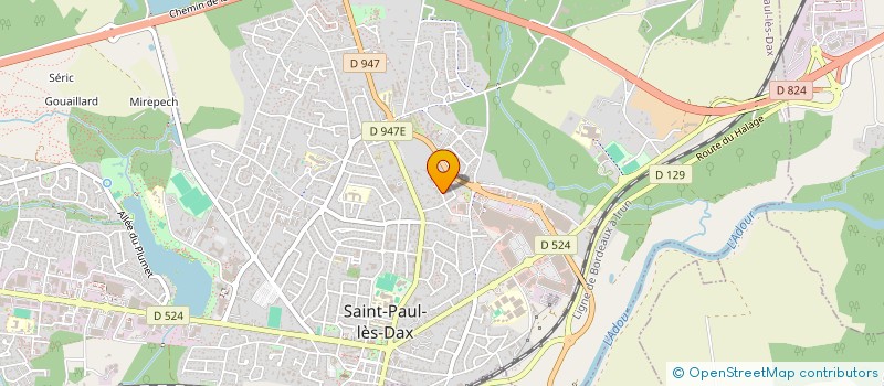 localisation de l'entreprise MADAME AMELIE WILCZYNSKI  SAINT-PAUL-LES-DAX