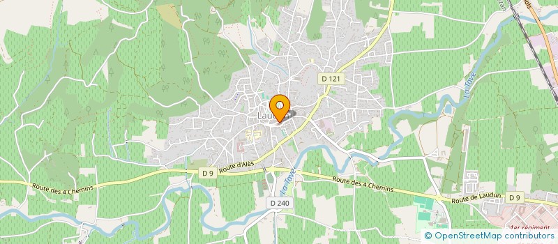 localisation de l'entreprise MADAME AMELIE WILLEMAIRE  LAUDUN-L'ARDOISE