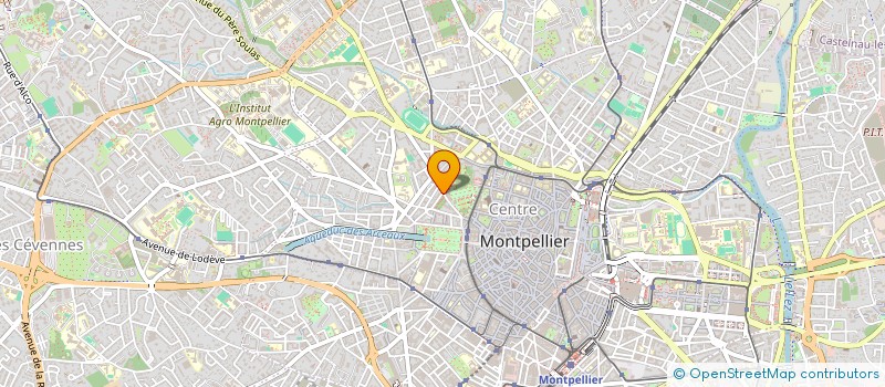 localisation de l'entreprise MADAME AMELIE WIMMER  MONTPELLIER