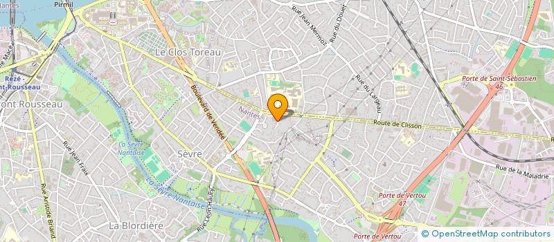 localisation de l'entreprise MADAME AMELIE WLODARCZAK à NANTES
