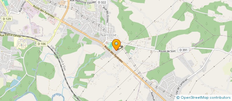 localisation de l'entreprise MADAME AMELINE BEAUFORT  NARROSSE