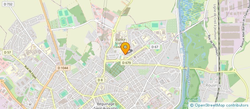 localisation de l'entreprise MADAME AMELINE BLONDEL à SAINT-QUENTIN